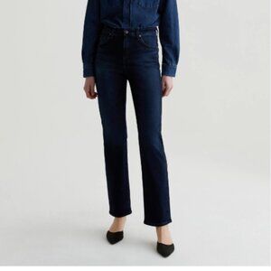 Ag Adriano Goldschmied The Isabelle straight leg jeans dark blue 29